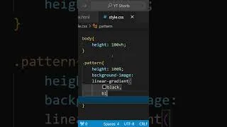 Thumbnail: CSS Tricks 03 | HTML CSS Pattern #css #coding #webdesign