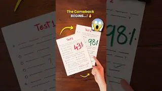 Thumbnail: 2026: Make Your Greatest Academic Comeback🔥 #exam #study #studytips #topper #fundatube