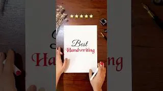 Thumbnail: 4 Tips! to Improve Your Handwriting Instantly🔥 #study #exams #writing