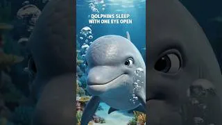 Thumbnail: "How Dolphins Sleep Without Drowning 🤯""The Crazy Way Dolphins Sleep 🐬💤"