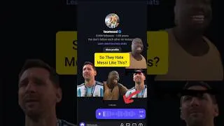 Thumbnail: Laughing at Messi In his Inbox after losing World cup 2026 For Argentina # #messi #youtubeshorts