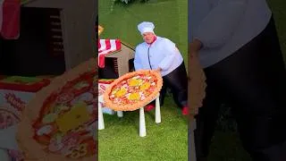 Thumbnail: I Cooked A Giant Pizza in my House #pizza #shorts #giant #cooked