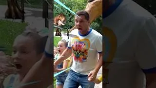 Thumbnail: Giant Dinosaurs in kids Park #dinosaur #shorts #kidspark