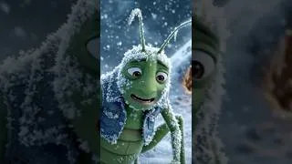 Thumbnail: The Grasshopper Laughed at the Ant... Then Winter Came! 🐜😱 #Shorts