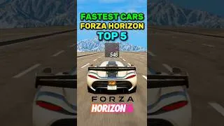 Thumbnail: Top 5 Fastest Cars in Forza Horizon 6