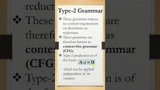 Thumbnail: Type 2 Grammar | Compiler |#futurecareeducation  #grammar #programminglanguages  #type2