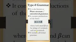 Thumbnail: Type 0 Grammar | Compiler |#futurecareeducation  #grammar #programminglanguages #type0