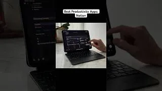 Thumbnail: The Best Productivity Apps: #3 Notion #productivity #ipadpro #ipad