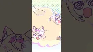 Thumbnail: 【アニメ】no matter how much furr flies, our twin bond is unbreakable 🩵🩷 #FUWAMOCO #ホロライブ #anime #shorts