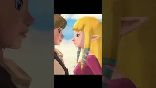 Thumbnail: Zelda Pushes Link off the Goddess Statue - Skyward Sword #Shorts