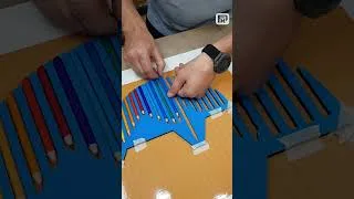 Thumbnail: I Made a Clock from Colored Pencils… But the Heart Changes Everything #epoxyart #epoxyresin #fxpart