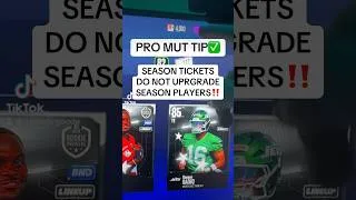 Thumbnail: WHAT TO DO WITH SEASON TICKETS MADDEN 27 ULTIMATE TEAM! # #madden #maddenultimateteam #madden27 #mut