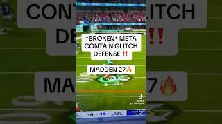 Thumbnail: BEST GLITCH DEFENSE IN MADDEN 27! #madden # #madden27 #maddenultimateteam #eamaddennfl #mut27 #mut