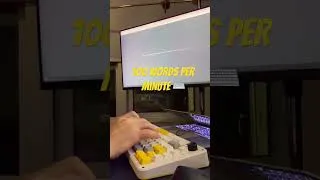Thumbnail: What 100 words per minute looks like ⌨️ #typing