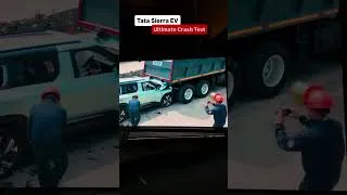 Thumbnail: Tata Sierra EV Crash Test ❌ Crush Test ✅