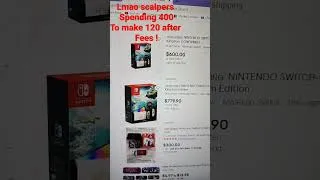 Thumbnail: scalpers are too funny! #legendofzelda OLED switch