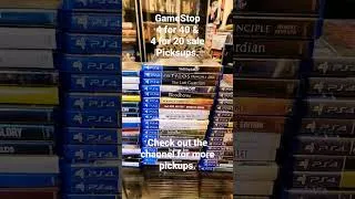 Thumbnail: Gamestop sale pickups. #holidaysavings #videogames #gameroom #videogamecollection #playstation