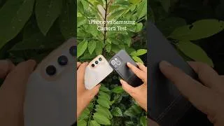 Thumbnail: #apple vs #samsung Camera Test