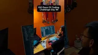 Thumbnail: Day 99 of my 100 Days Coding Challenge  #100daysofcode #codeprep #webdevelopment