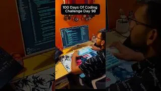 Thumbnail: In Day 98 of my 100 Days Coding Challenge