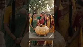 Thumbnail: 🔥 गांव की 3 बहनों ने बनाई दुनिया की सबसे बड़ी पानी पूरी 😱 | Giant Pani Puri Challenge