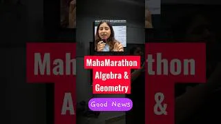 Thumbnail: MahaMarathon 📢 | Algebra & Geometry #galaxyofmaths