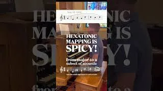 Thumbnail: From diatonic to hexatonic (C-D-E-F#-G-Bb-C). #musictheory #composer