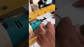 Thumbnail: Experiment making a mini table saw from a mini grinder machine #diyprojects #experiment