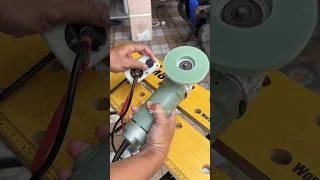 Thumbnail: Tips for converting an angle grinder into a polishing machine #tipsandtricks #polisher #anglegrinder