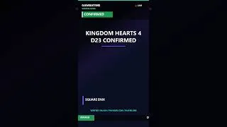 Thumbnail: Disney Just Confirmed D23 Is a Big Deal for Kingdom Hearts 4 👑 #shorts #gaming