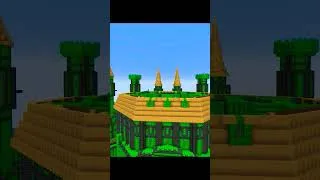 Thumbnail: I Built A GIANT EMERALD CASTLE In Minecraft Hardcore | #shorts #gamebeat