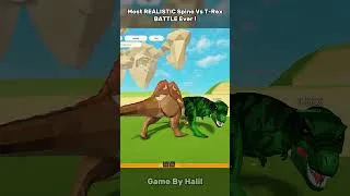 Thumbnail: Most Realistic DINOSAUR Battle You've Ever Seen ! #shorts #trending #jurassicworld
