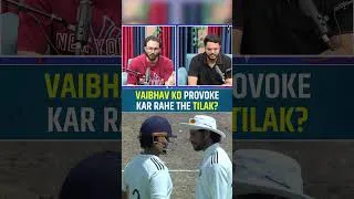 Thumbnail: VAIBHAV KO PROVOKE KAR RAHE THE TILAK? #tilakvarma #vaibhavsuryavanshi #duleeptrophy