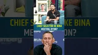 Thumbnail: CHIEF SELECTOR KE BINA MEETING KYON? #bcci #ajitagarkar #teamindia
