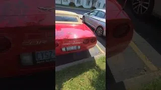 Thumbnail: saw this lil red corvette  #1999chevycorvette #princelittleredcorvette #musclecar #fastcars #BroUce