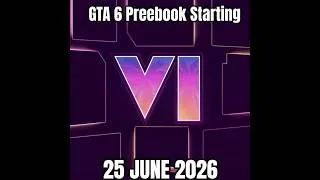 Thumbnail: GTA 6 Prebook STARTING 25June #rockstargames #gta6
