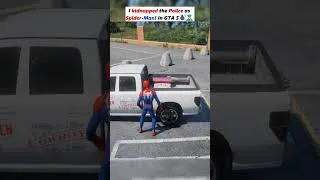 Thumbnail: I kidnapped the Police as Spider-Man! In GTA 5🕷️👮‍♂️ #gtaviral #gtaonline #gta5online #gtacars #gta5