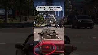 Thumbnail: WORKING TURN SIGNALS IN GTA 6! 🚗🤯  #gta #viral