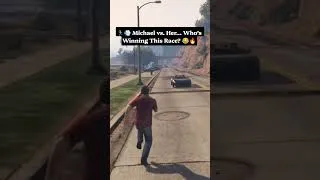 Thumbnail: Michael vs. her in a crazy race! 😂🏃‍♂️💨Who do you think will win? 👀🔥 #shorts