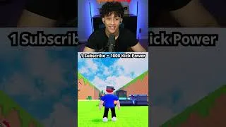 Thumbnail: bro fumbled 💀#roblox kick a lucky block