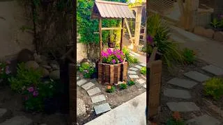 Thumbnail: Wishing Well Garden Inspiration 🌸 Clever Mirror Garden Trick!