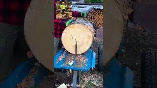 Thumbnail: 💥Mind Blowing Speed in Firewood Processing #garden #balconygardening#shorts #viral