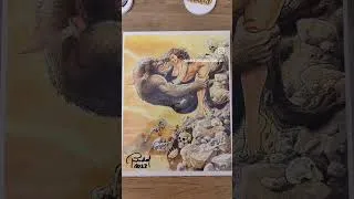 Thumbnail: Signed Budd Root art print featuring a killer Werewolf and Vicious Rival