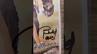 Thumbnail: Signed Budd Root art print featuring King Kong