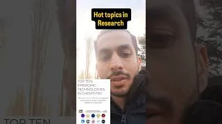 Thumbnail: Trending topics for research in chemistry #research #phdlife