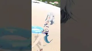 Thumbnail: swimsuit shark! #ホロサマshorts #hololivesummer2023 #shorts
