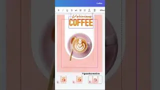 Thumbnail: coffee poster in canva