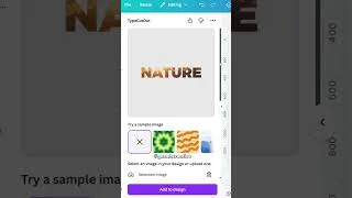 Thumbnail: typecuouts app in canva