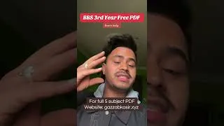 Thumbnail: Free notes pdf bbs 3rd year