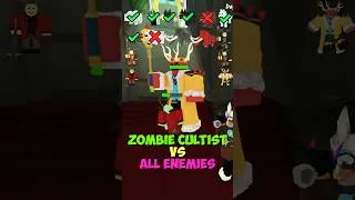 Thumbnail: Zombie Cultist vs All Enemies🧟 99 Nights in the Forest #99nightsintheforest #99nights #roblox